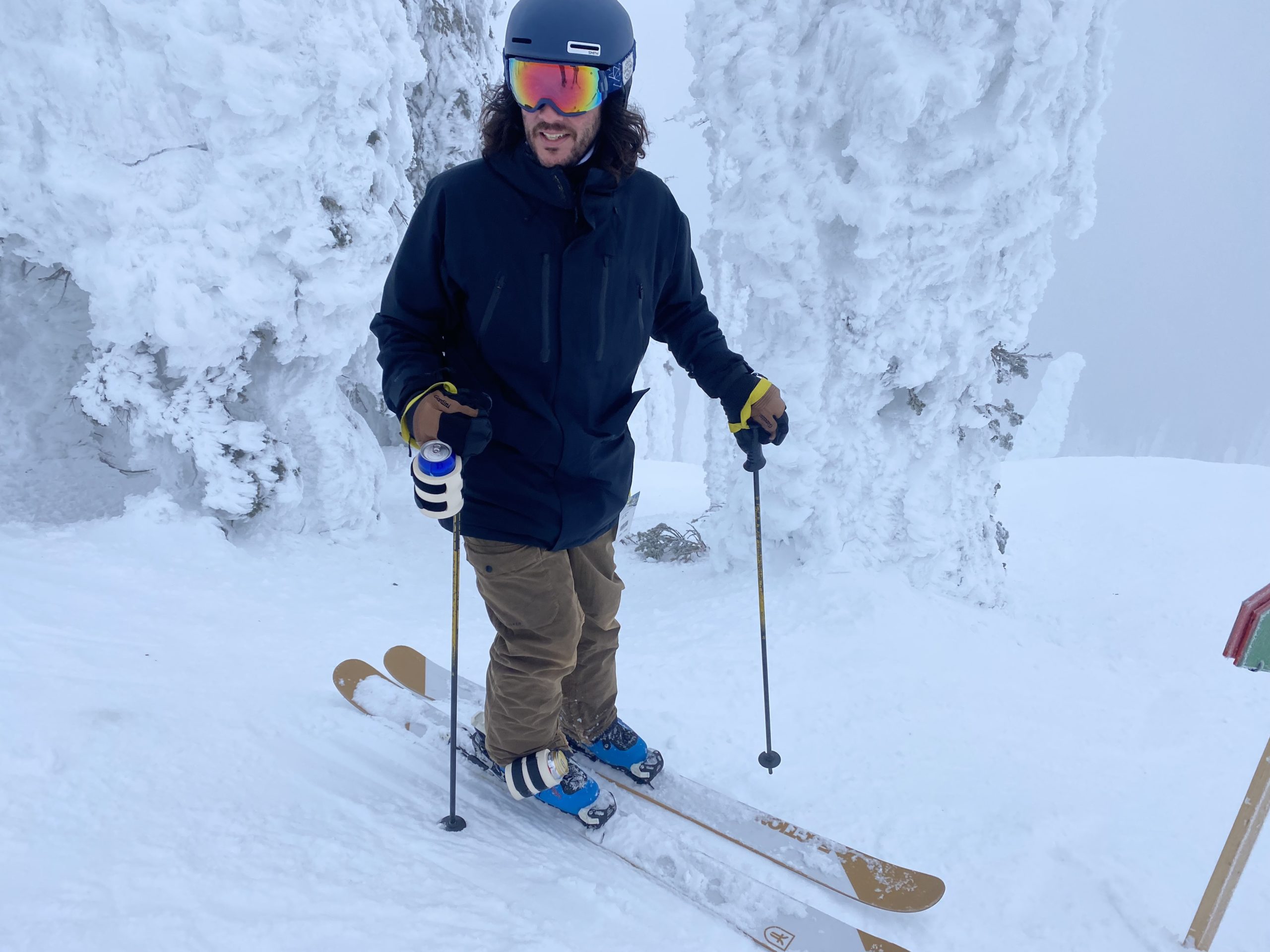 The BeerSki - Ski Pole & Snowboard Binding Beer Holder