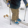 Skier Beer Holder on Boot and Ski Pole